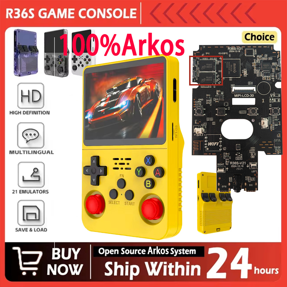 R36S New 100% Arkos System Ret - Retro Handheld Game Console R36S 评论和价格