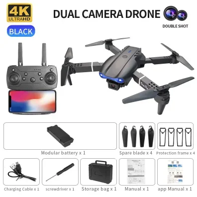 E99 K3 Pro 4K Drone Foldable D - Fpv Brushless Rc Drone 4K 评论和价格