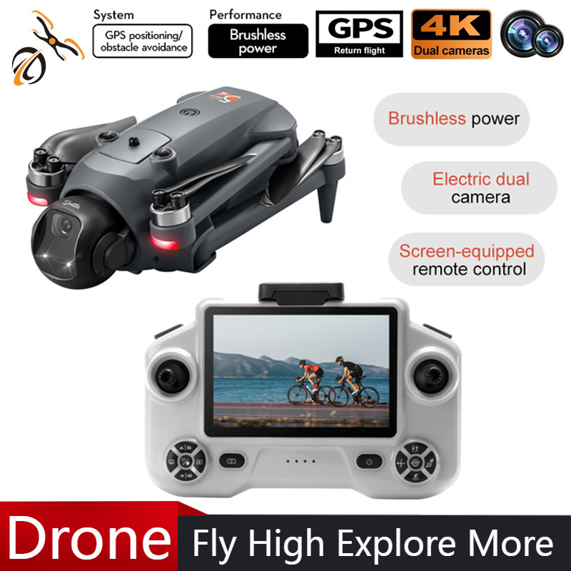NEW YL059 Mini RC Quadcopter 4 - Fpv Brushless Rc Drone 4K 评论和价格