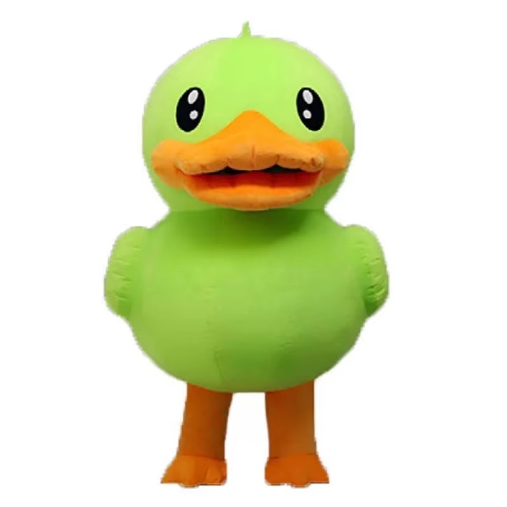 Inflatable Duck Mascot Costume - Dolls 评论和价格