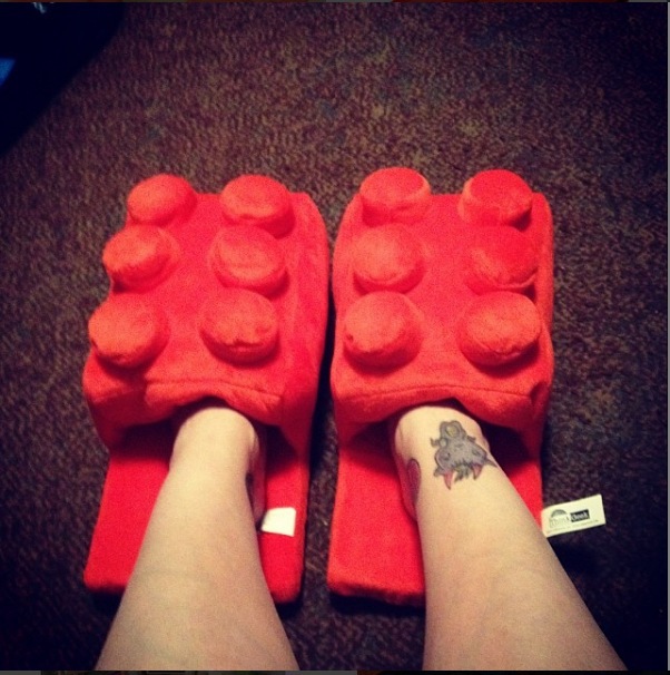 Warm Brick Slipper Women House - Building Blocks 评论和价格