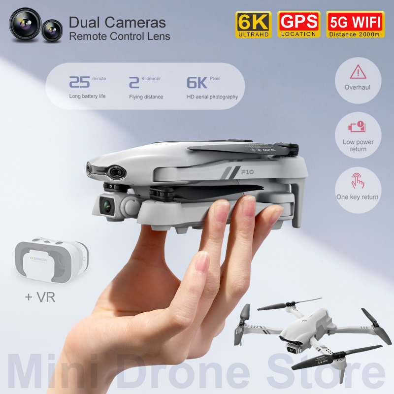 F10 RC Helicopters Gift GPS Dr - Fpv Brushless Rc Drone 4K 评论和价格